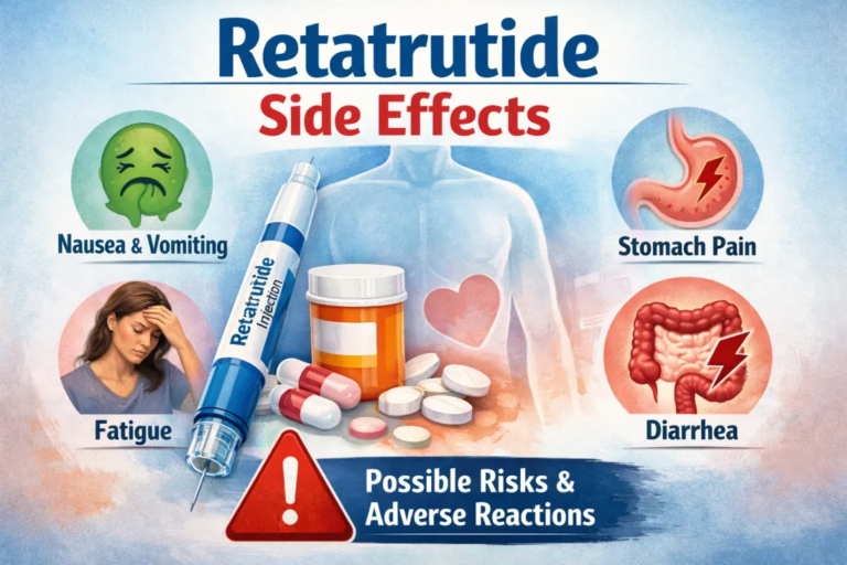 Scientific review of retatrutide side effects observed during multi receptor agonist laboratory trials
