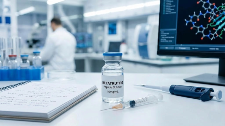 Analytical purity report reflecting competitive retatrutide price and laboratory testing verification
