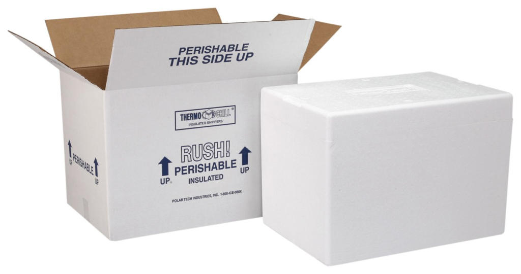 Secure packaging for research peptide shipments from Evolve Labs UK