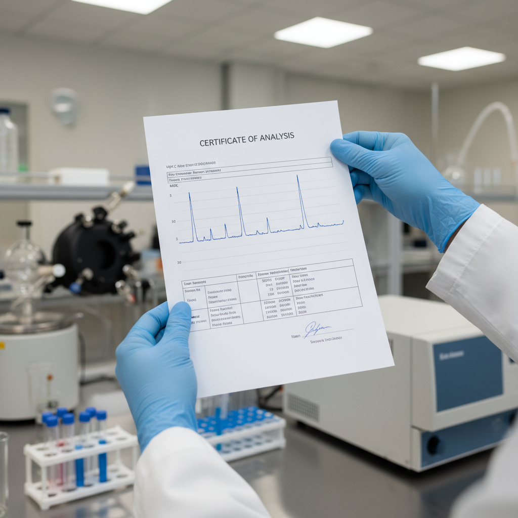 Batch documented alluvi reta shipment ready for laboratory analysis